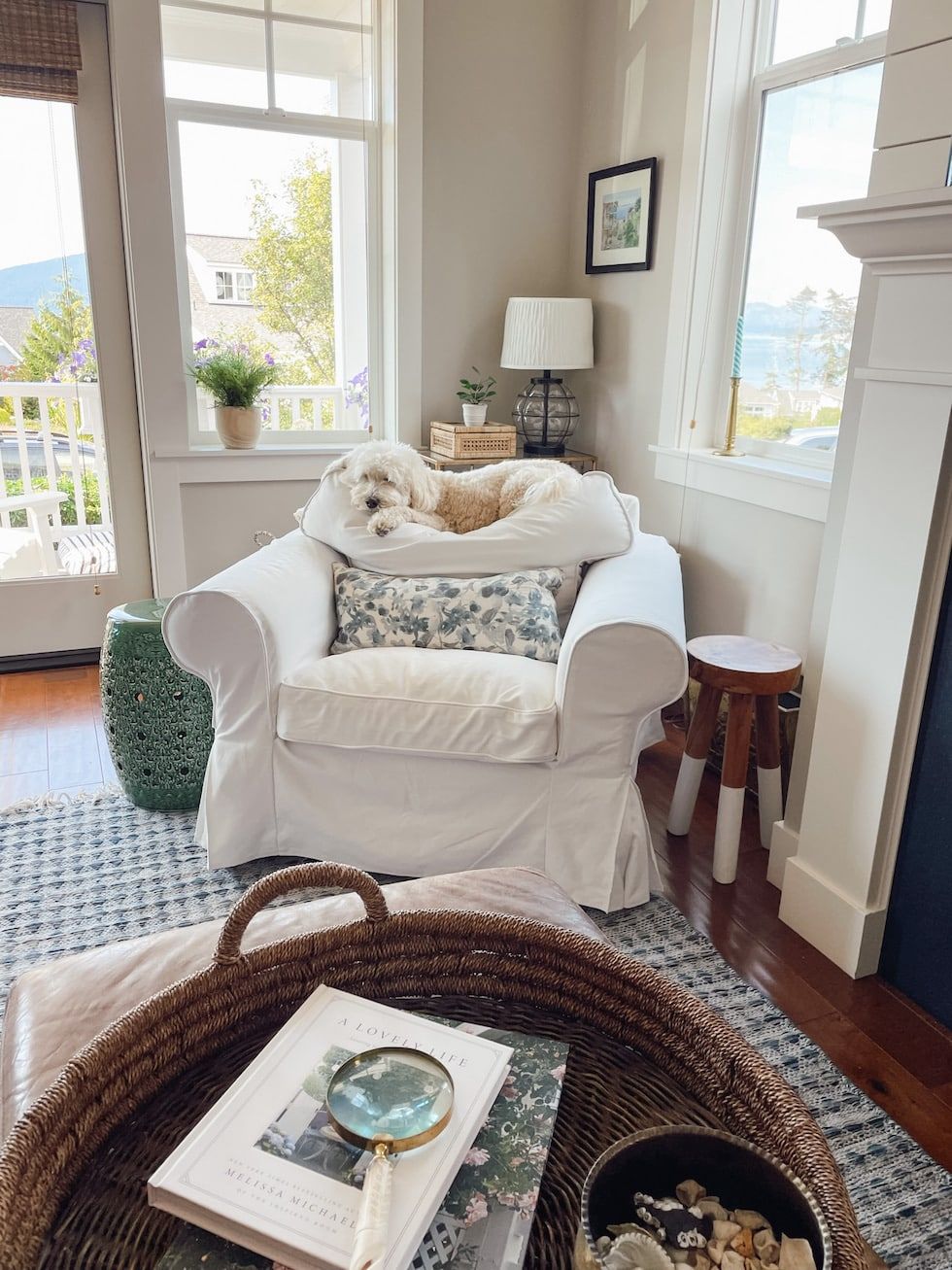 Affordable White Washable Slipcovers: Ikea Ektorp Chairs - The Inspired ... throughout