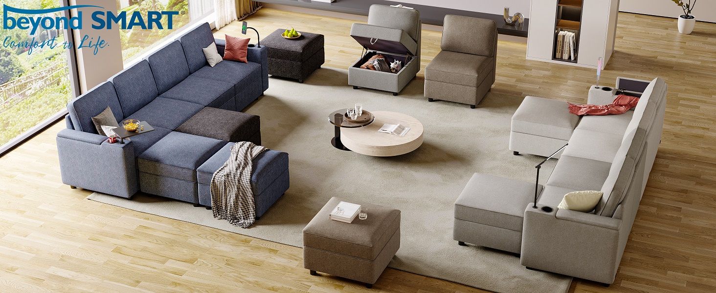 Amazon.com: Beyond Smart Lovseat,Modular Sectional Sofa, Couches For ... for
