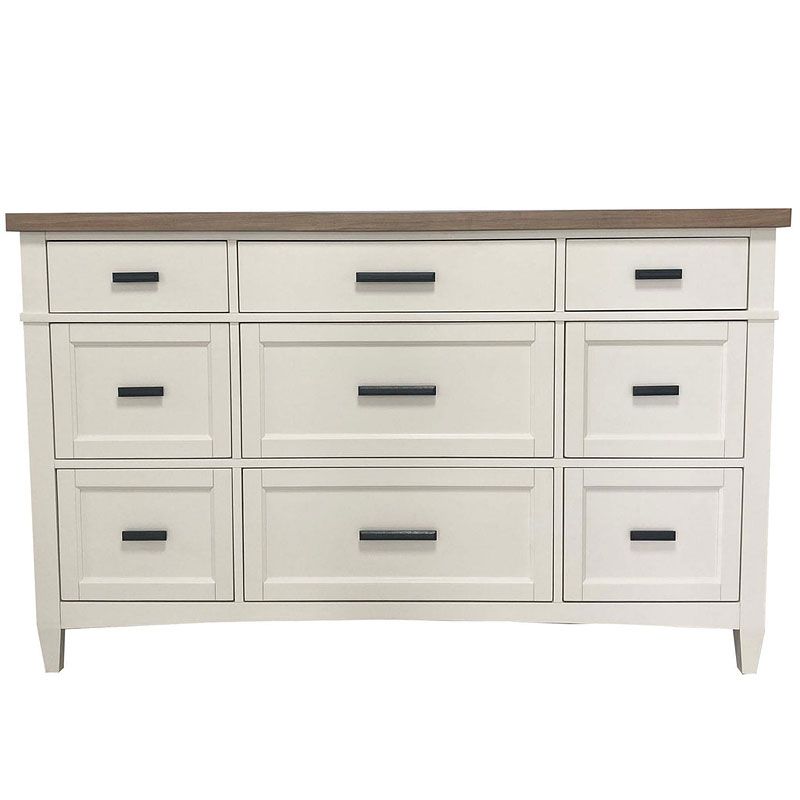 Americana Modern 9 Drawer Dresser By Parker House | Furniturepick within Unpacking the Parker House Americana 6 Drawer Chest for Your Modern Bedroom
