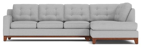 Apt2B Brentwood 2-Piece Sectional Sleeper Sofa, Silver, Chaise On Right ... in