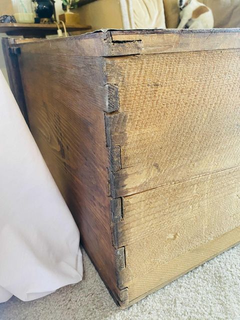Asian Style Tansu Burl Chest | #4541793022 in