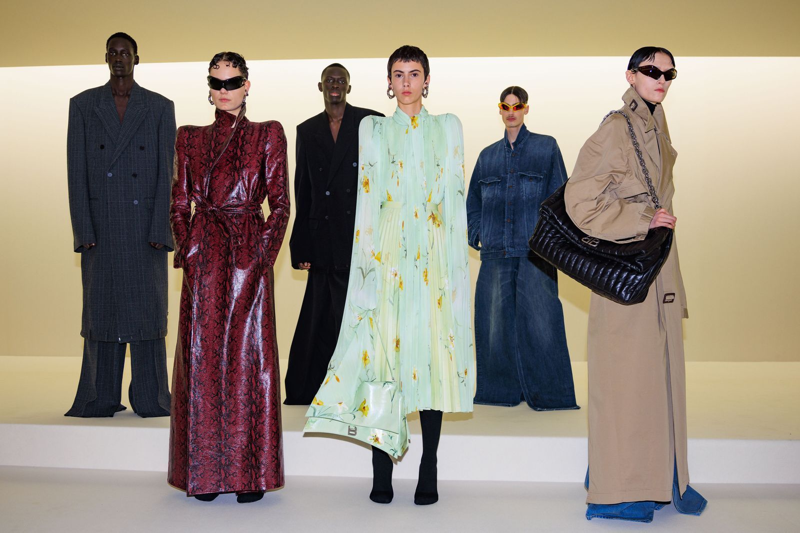 Balenciaga Plays It Safe Enough At Paris Fashion Week | Vogue Business pertaining to Style and Functionality The Balenciaga Gentleman's Chest Explained