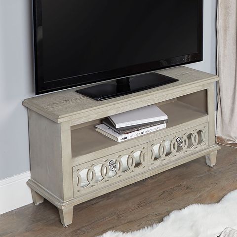 Bayside Mirrored Hampton Style 2 Drawer Tv Stand Entertainment Unit ... intended for Maximizing Your Space How to Style Your Darien 2-Drawer TV Stand