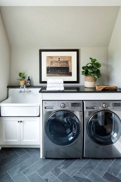 Beautiful Laundry Room Tile Design Ideas (07) | Small Laundry Rooms ... throughout Discover These 7 Beautiful Laundry Room Designs This Week