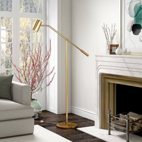 Best Buy: Camden&Amp;Wells Willis Floor Lamp Brass Fl0885 in Adding Warmth and Style with the Willis Pharmacy Floor Lamp