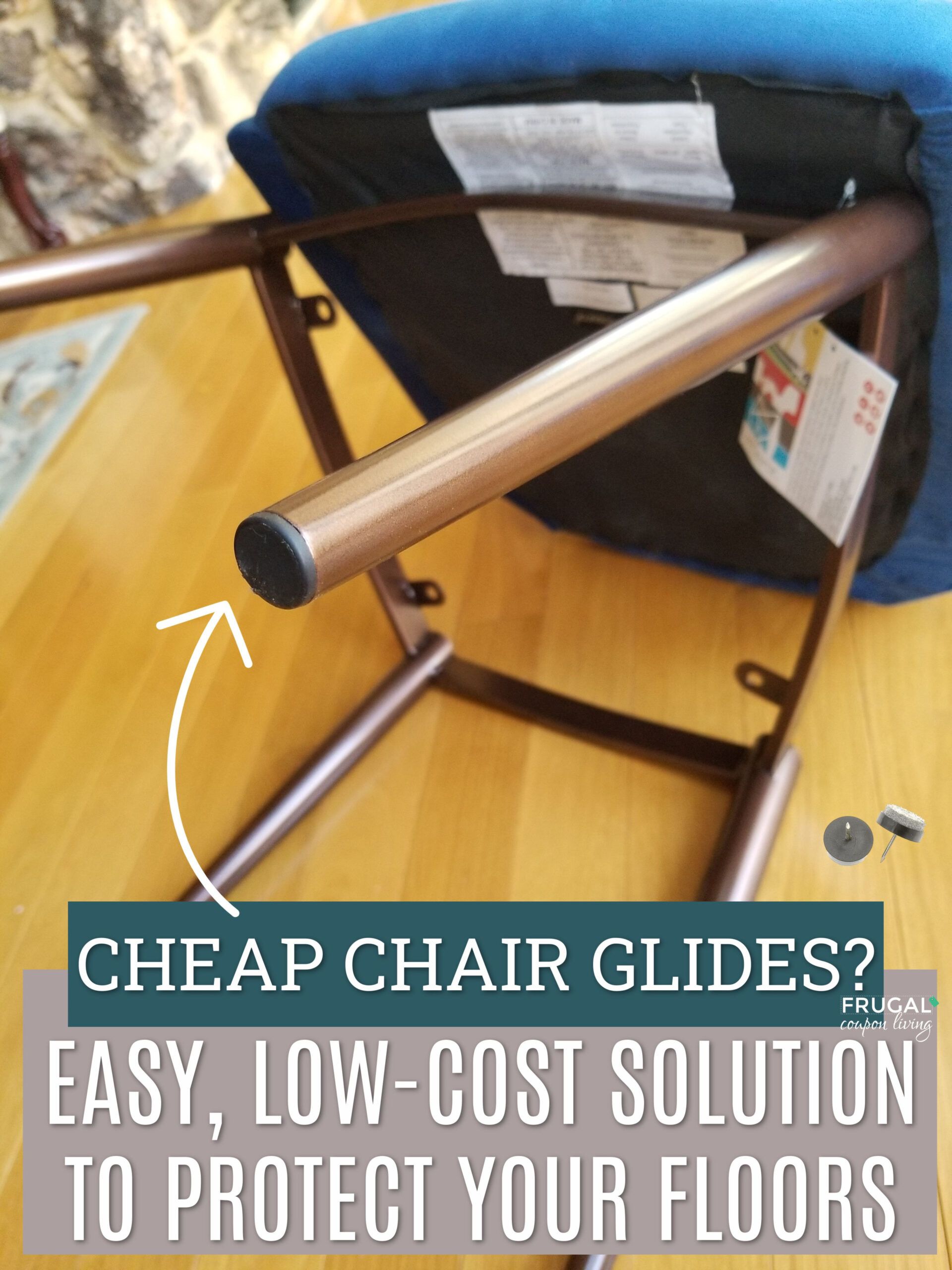 Best Chair Glides For Hardwood Floors - Nail On Felt Furniture Glides ... in Protect Your Floors and Furniture with Easy DIY Glides