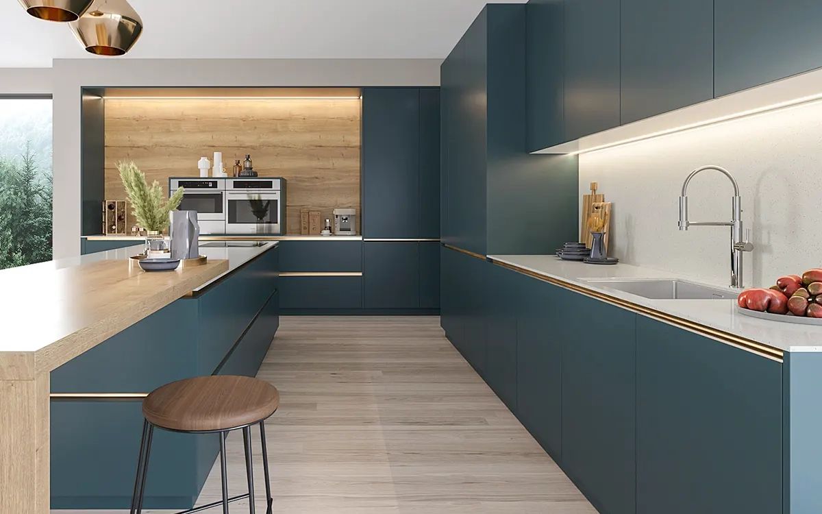 A Deep Dive Into the Aesthetic Appeal of Blue Green and Gray Cabinets in Modern Homes