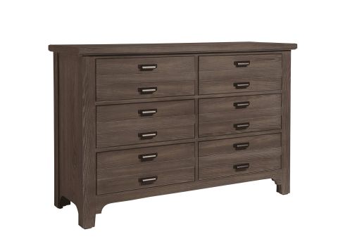Bungalow-Folkstone Double Dresser - 6 Drawer within The Enduring Appeal of the Caramel Brown Bungalow Double Drawer Dresser for Your Home