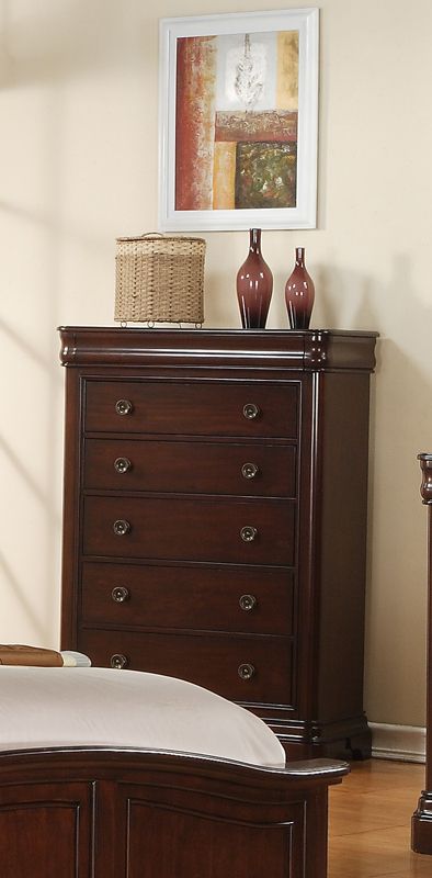 Cameron Chest (Dark Cherry Finish) - [Cm750Ch] : Decor South regarding