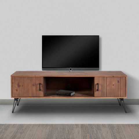 Clive 60 Inch Reclaimed Wood Rectangle Farmhouse Tv Stand Media Console ... regarding Your Guide to the Payne 60" TV Stand Media Console Distressed Brown