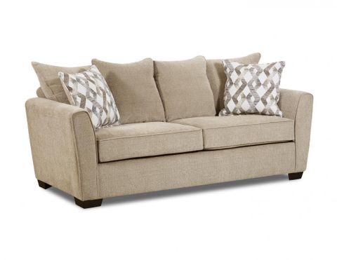 Coleman 2 Piece Stationary Sofa Set In Surge Mocha With Astrid Ash ... intended for