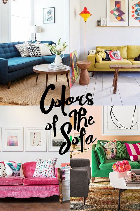 Colorful Sofas And Loveseats | Baci Living Room for Making a Splash How to Style a Colorful Sofa in Your Home