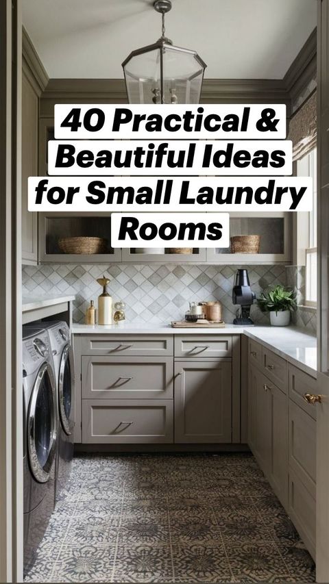 Compact And Chic: 40 Small Laundry Room Inspirations | Small Laundry ... throughout How a Tiny Laundry Room Packed a Powerful Punch