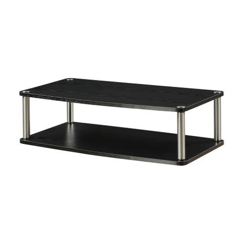 Convenience Concepts Designs2Go Xl 2-Tier Tv And Monitor Swivel Stand ... in Transform Your Setup With the Versatile Cartmill 78" 2-Tier TV Stand