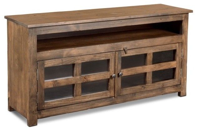 Crafters And Weavers Distressed Rustic Style 55 Inch Wide Tv Stand ... with Your Guide to the Payne 60&quot; TV Stand Media Console Distressed Brown