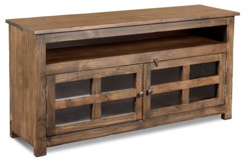 Crafters And Weavers Distressed Rustic Style 55 Inch Wide Tv Stand ... with Your Guide to the Payne 60" TV Stand Media Console Distressed Brown