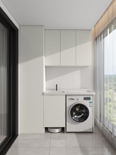 Creative Ideas For Laundry Room Subway Tile Design: Transform Your ... regarding