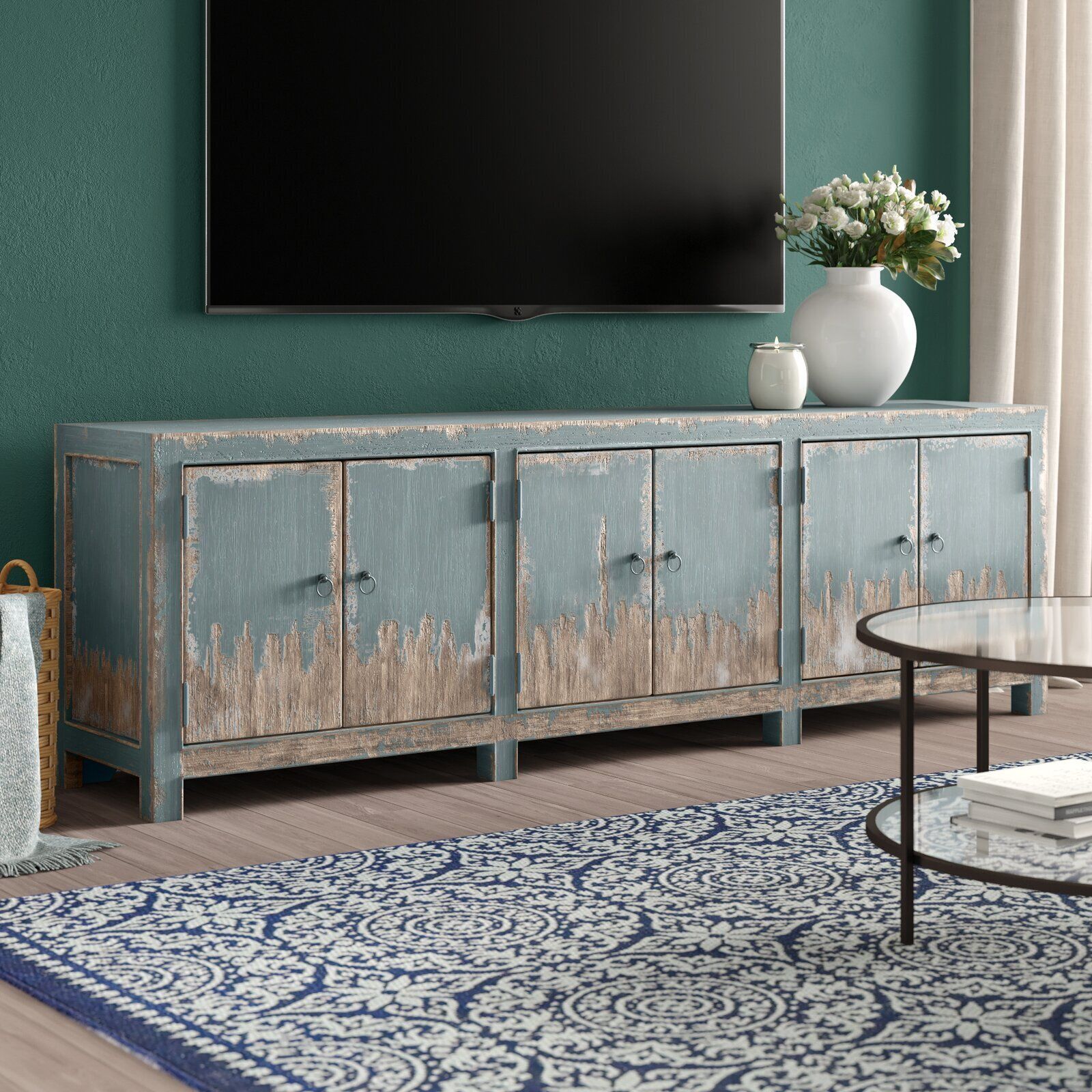 Your Guide to the Payne 60″ TV Stand Media Console Distressed Brown