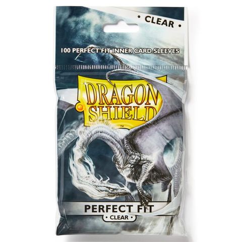 Dragon Shield: Perfect Fit: Clear Sleeves – Montrose Game Corner throughout
