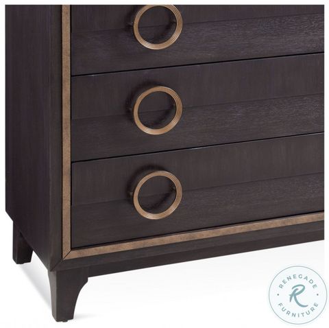 Eaton Dark Sumatra 4 Drawer Hall Chest From Bassett Mirror | Coleman ... throughout The Enduring Appeal of the Eaton Hall Chest in Dark Sumatra Finish