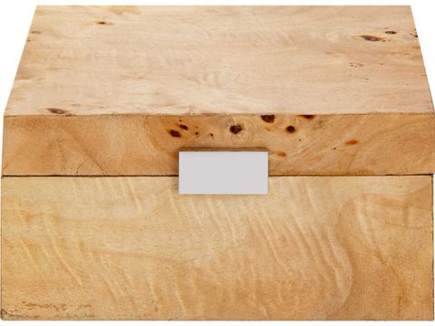 Elk Home Caleb Bleached Burl / Nickel Storage Box | Ekh089710961 with regard to Your Guide to Caring for a Bromo Small Bleached Burl Chest