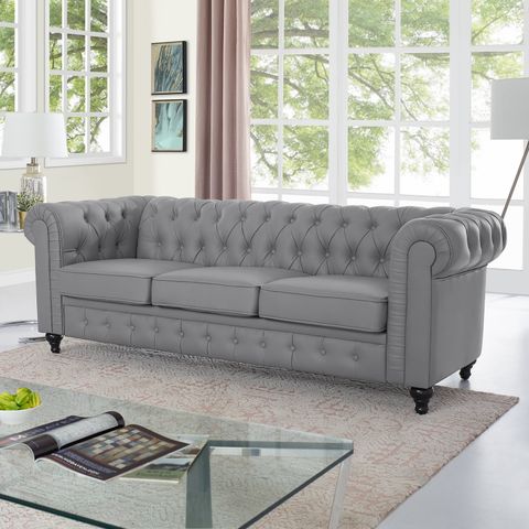 Emery Chesterfield Sofa, Luxurious Comfort For Cozy Living Rooms, Mid ... throughout