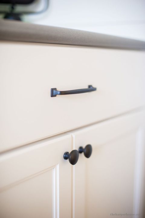 Farmhouse Style Kitchen Details | The Harper House regarding A Closer Look at the Coaster Harper Farmhouse Cabinet's Details