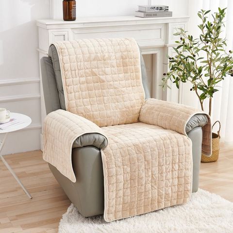 Fashlaz Durable Couch Cover For Recliner Chair Washable Slipcover With ... for
