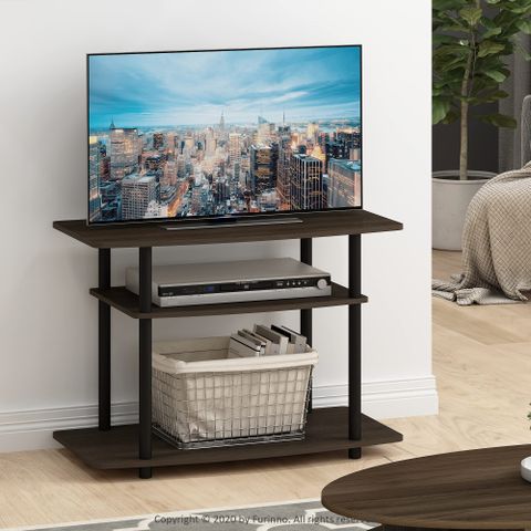 Furinno Turn-N-Tube No Tools 3-Tier Entertainment Center Tv Stand For ... inside
