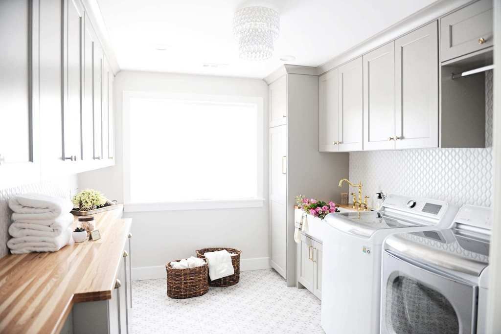 Glam Laundry Room - Inspiring Laundry Room Ideas - This Is Our Bliss within A Closer Look at the Most Inspiring Laundry Rooms from 2019