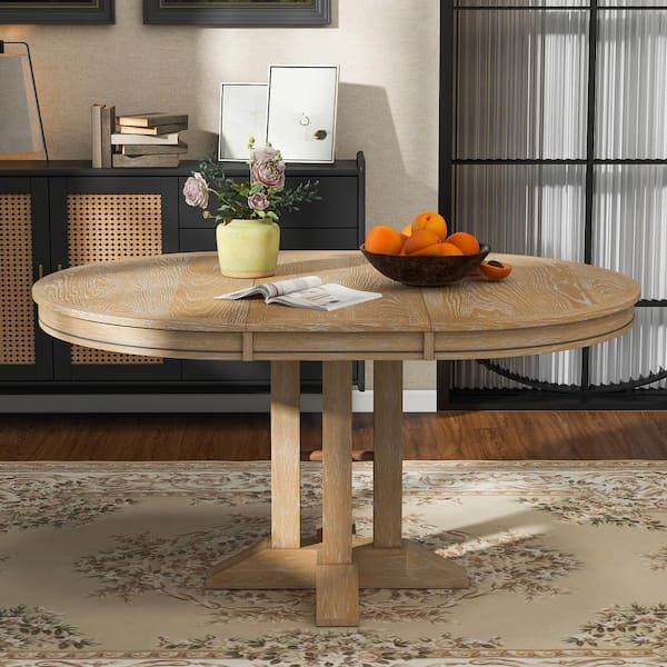 Harper &amp;Amp; Bright Designs Farmhouse Style Natural Wood Wash Wood ... regarding A Closer Look at the Coaster Harper Farmhouse Cabinet's Details