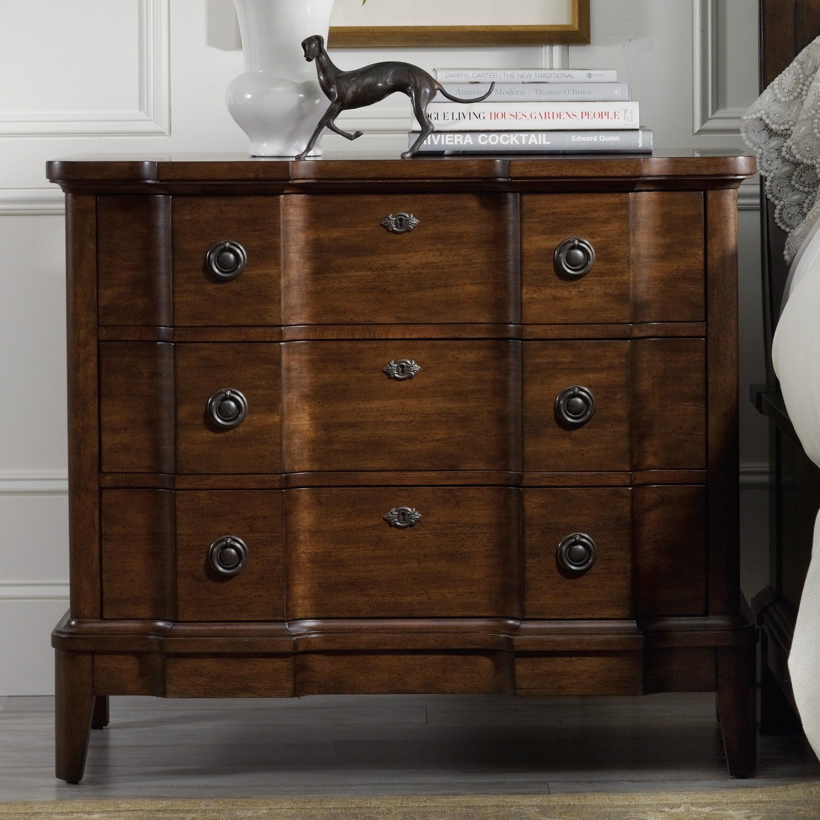 Have To Have It. Classique 3 Drawer Shaped Bachelors Chest $1208.00 ... throughout