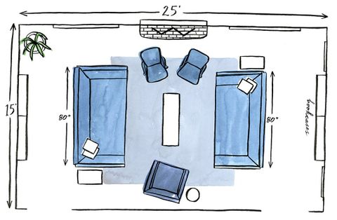 Ideas For Sofa Arrangements To Maximize Your Living Room pertaining to