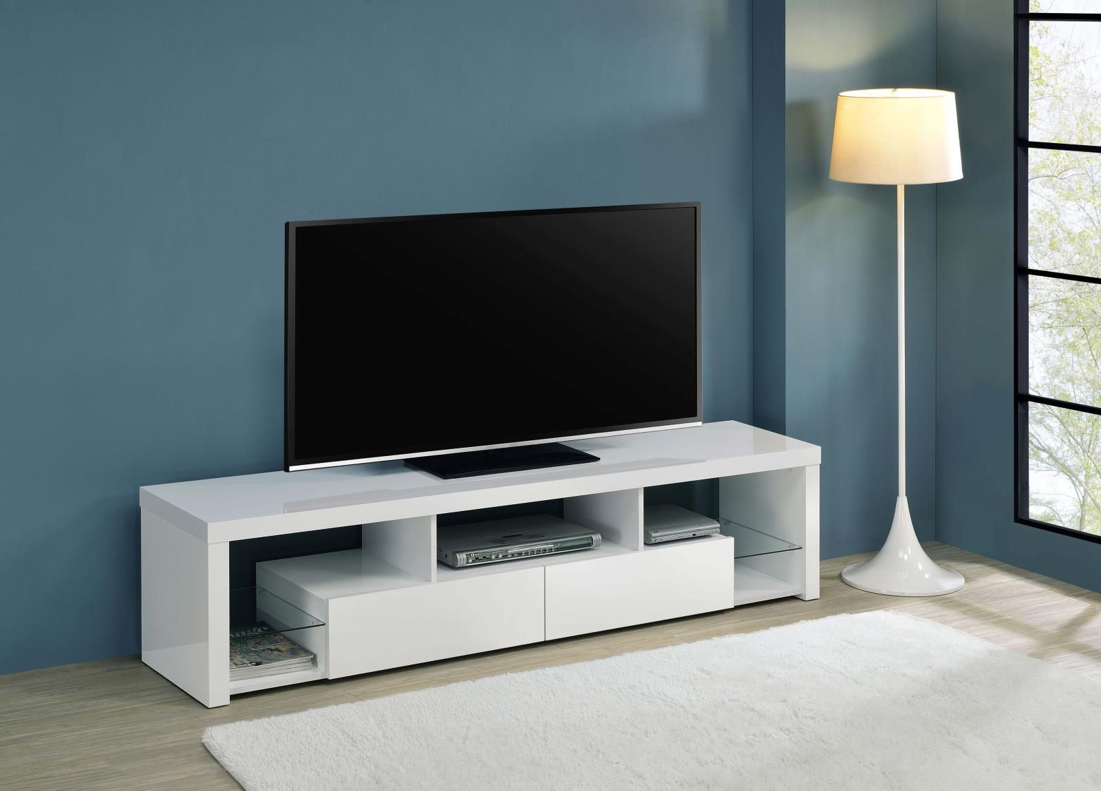 The Ultimate Guide to Choosing and Caring for Your High Gloss White TV Stand the Jude Edition