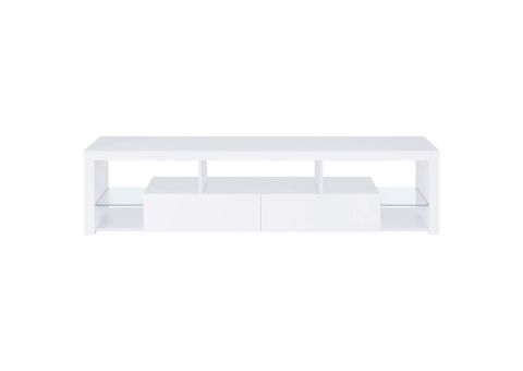 Jude 3-Piece Entertainment Center With 71" Tv Stand White High Gloss intended for The Ultimate Guide to Choosing and Caring for Your High Gloss White TV Stand the Jude Edition