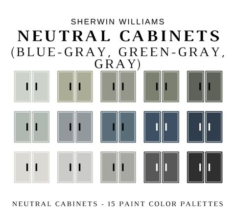 Kitchen Cabinet Colors Sherwin Williams, Gray Kitchen Cabinets, Green ... within