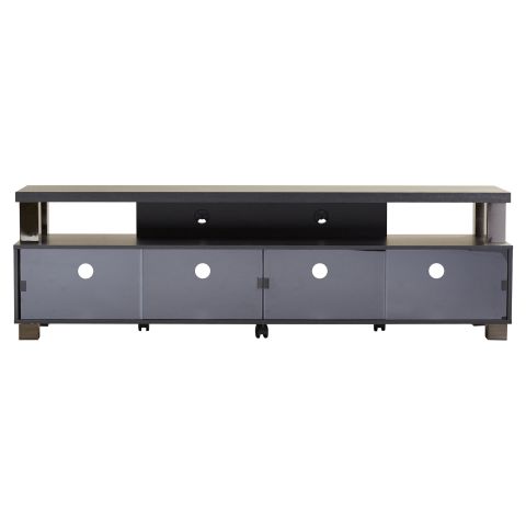 Latitude Run Bukvice 75" 2 Tier Tv Stand &Amp; Reviews | Wayfair within Transform Your Setup With the Versatile Cartmill 78" 2-Tier TV Stand