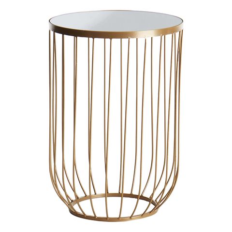 Lexi Accent Table, Gold intended for