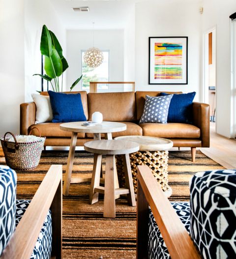 Living Room Inspiration: Tan Leather Sofa within Why the Poly and Bark Cadiz Sofa in Saddle Tan is a Timeless Choice for Your Living Room