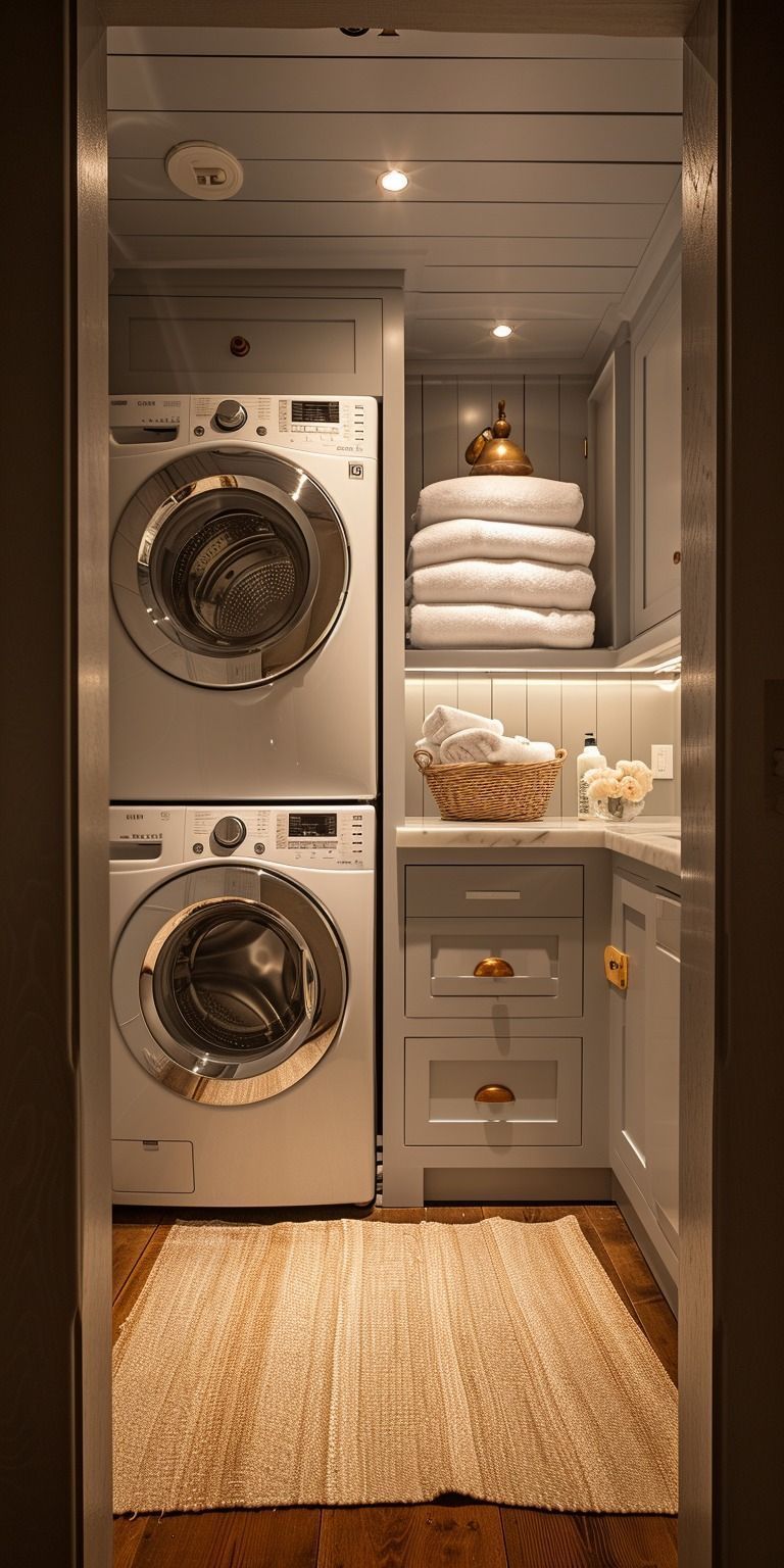 &quot;Maximizing Space: Small Laundry Room Design Ideas&quot; 🎥 | Laundry Room ... intended for