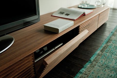 Modern Media Console Designs Showcasing This Style's Best Features for