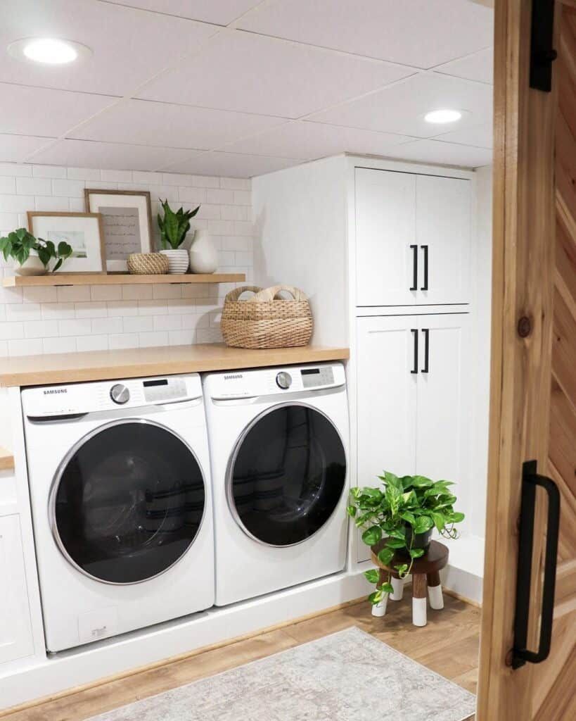 Modern Organic Laundry Room Ideas - Soul &amp;Amp; Lane pertaining to