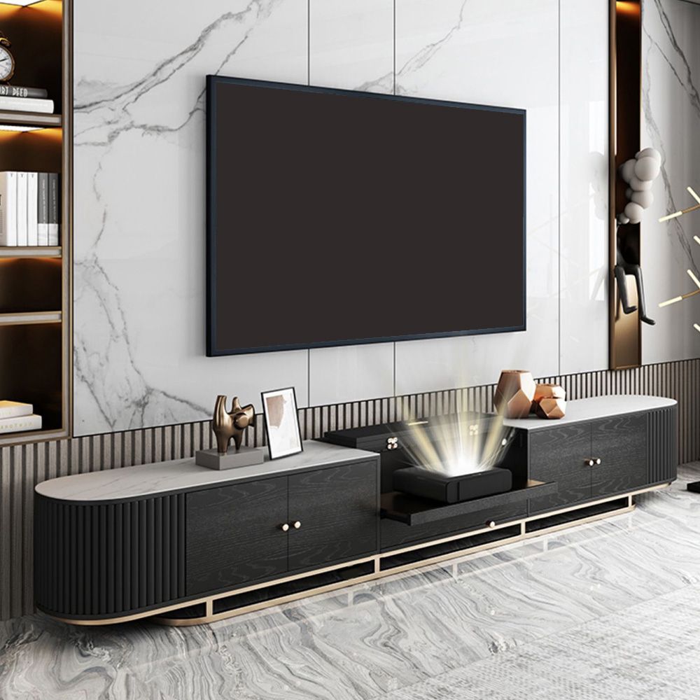 Modern Tv Stand By Sintered Stone | Free Shipping! regarding