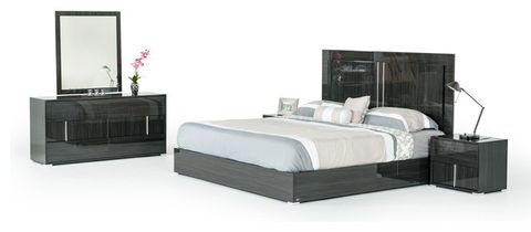 Modrest Ari Italian Modern Gray Dresser - Contemporary - Dressers - By ... within The Modrest Ari Gray Dresser A Deep Dive into Italian Craftsmanship and Style