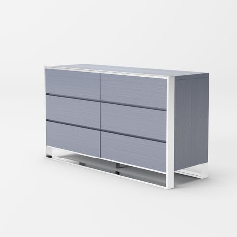 Modrest Jolene - Modern Grey Dresser | Atlas Furniture Imports pertaining to The Modrest Ari Gray Dresser A Deep Dive into Italian Craftsmanship and Style