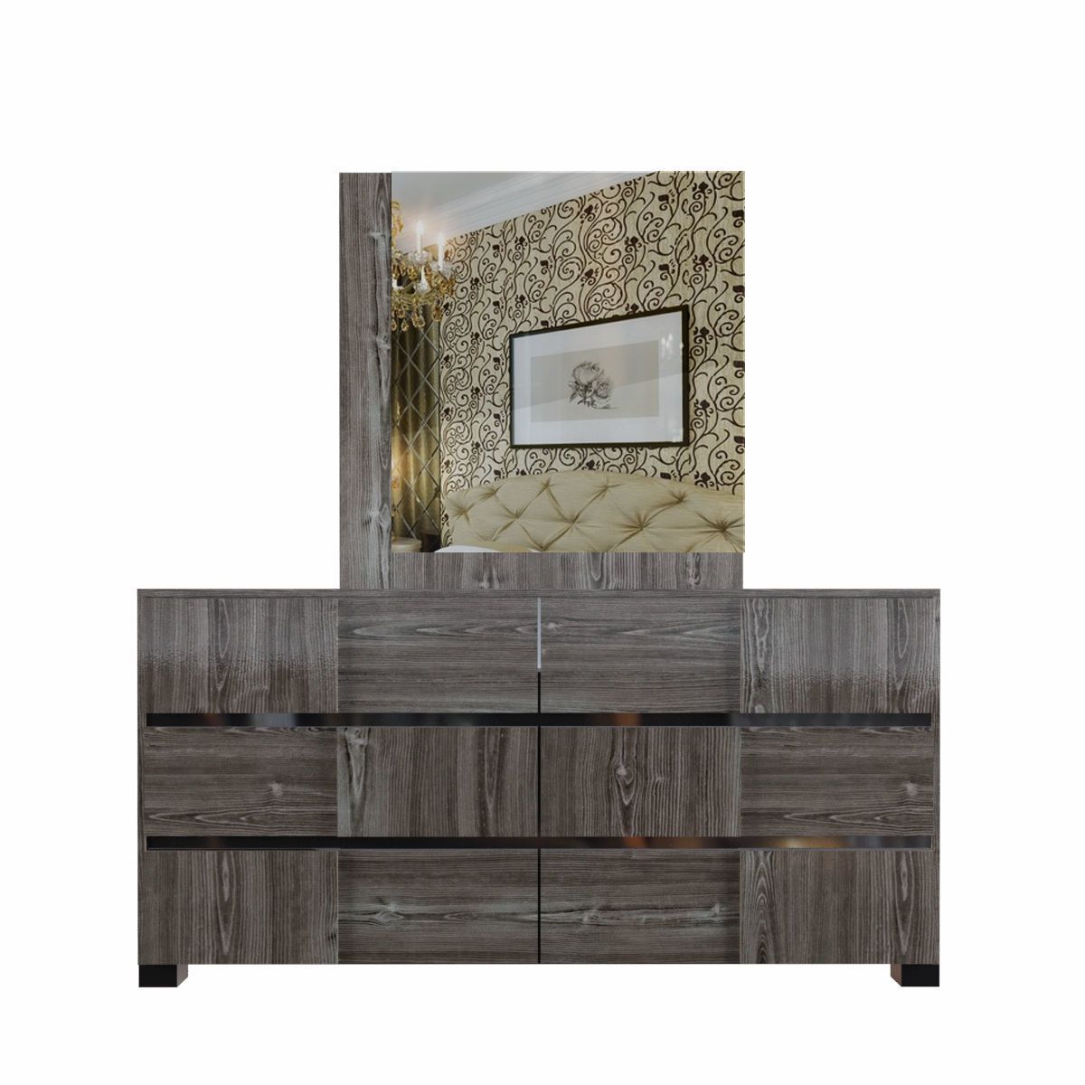 Modrest Picasso Italian Modern Grey Lacquer Dresser 3D Model | Cgtrader intended for The Modrest Ari Gray Dresser A Deep Dive into Italian Craftsmanship and Style