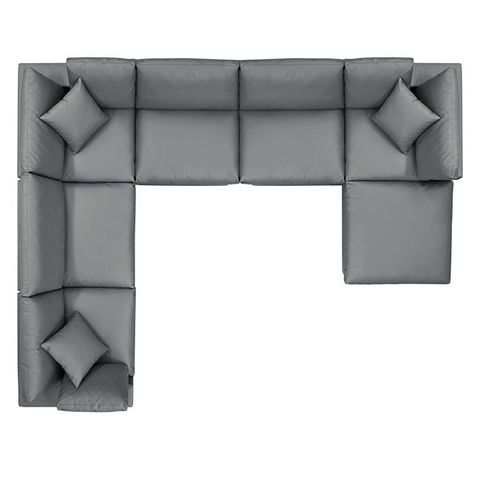 Modway Commix L Gray Iii Sectional Sofa Eei-4922-Gry | Comfyco regarding The Modway Commix Sectional in Gray A Comprehensive Guide to its Features