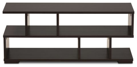 Naysmyth Dark Brown Wood Tv Stand - Contemporary - Entertainment ... for Beyond the Media Console Naysmyth Dark Brown Wood TV Stand Essentials