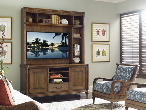 Pelican Cay Entertainment Deck - Tropical - Entertainment Centers And ... pertaining to Connecting with Nature on Pelican Cay Entertainment Deck