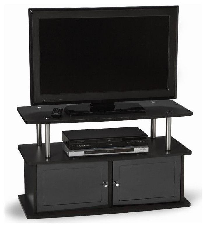 Pemberly Row Modern Wood Tv Stand For Tvs Up To 36&quot; With 2 Cabinets In ... with regard to Achieving a Modern Aesthetic with the Pemberly Row TV Stand
